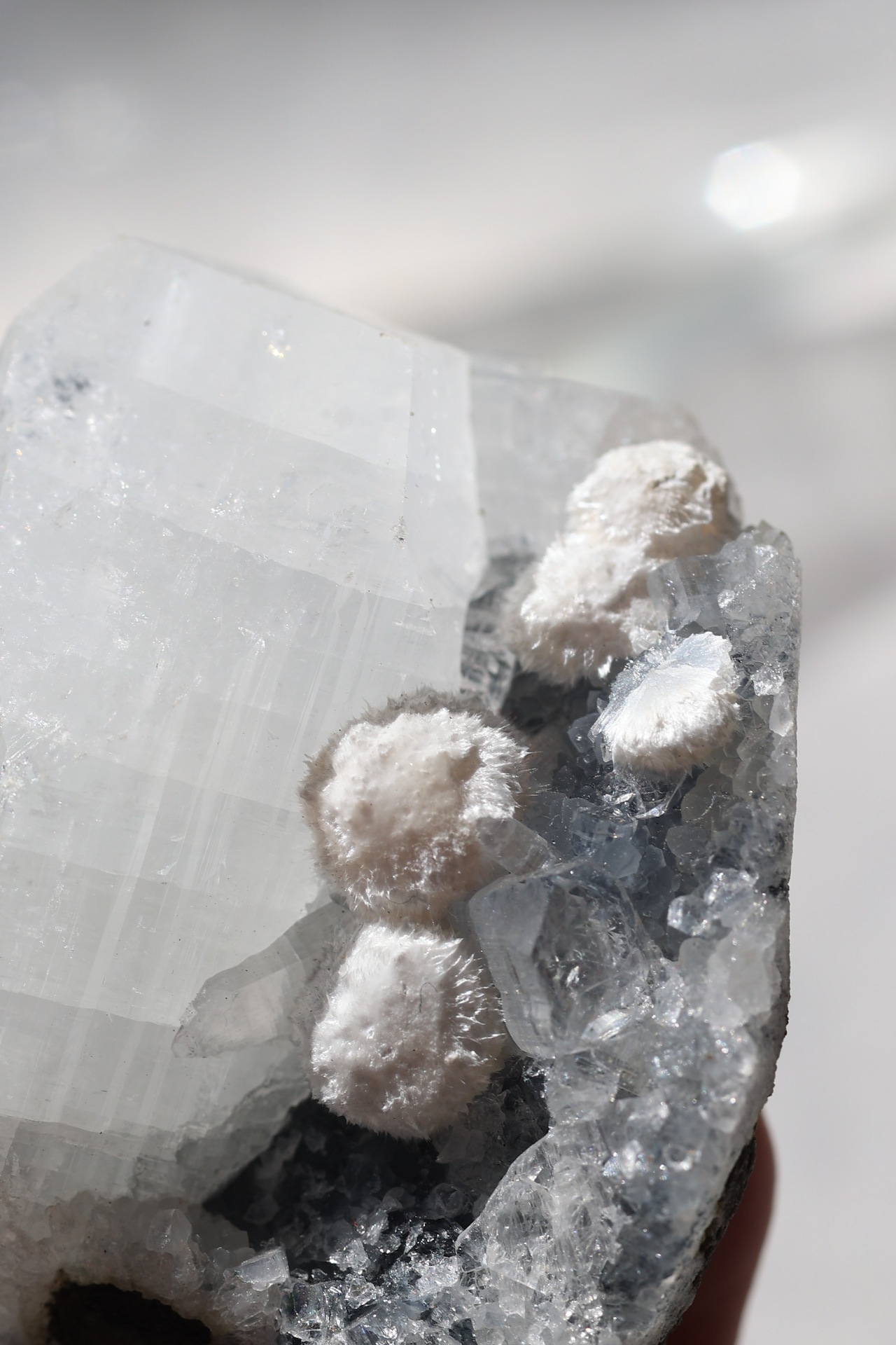 モルデナイト × カルセドニー × アポフィライト「光と雲」Mordenite Chalcedony Apophyllite ◇ 天然石・鉱物・パワーストーン・原石 | st00346