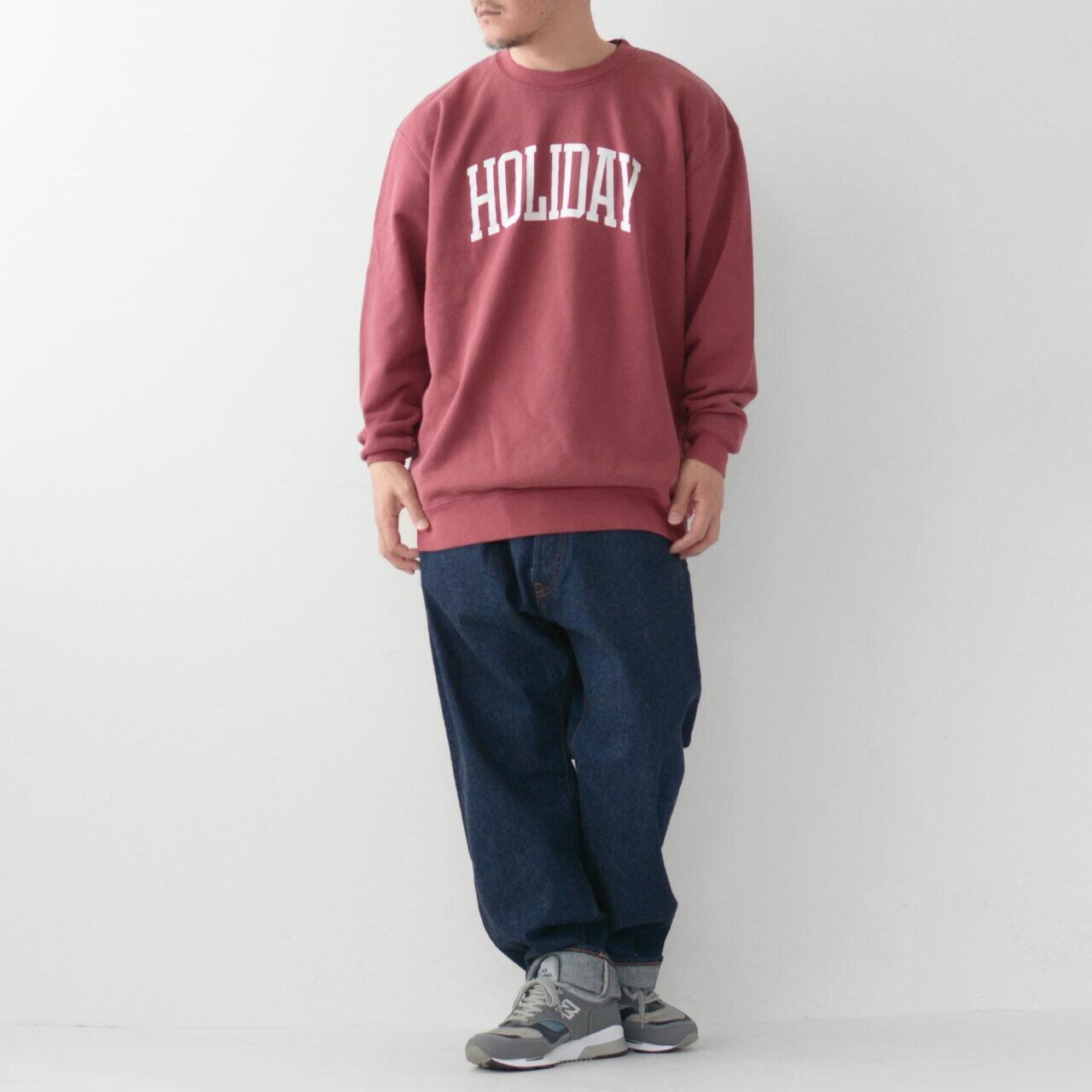 DELICIOUS [デリシャス] HOLIDAY LOGO Pullover [JHT078] ホリデーロゴ 