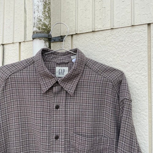 GAP cotton flannel plaid shirt