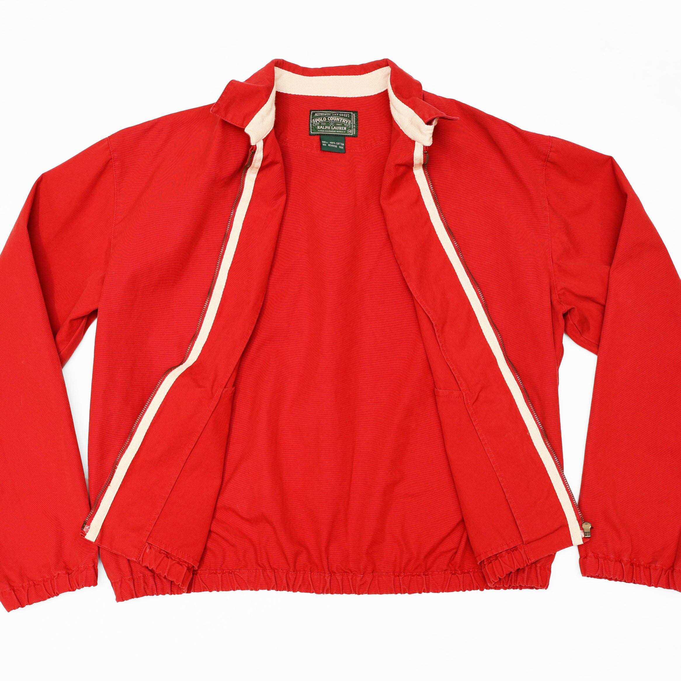 古着 90s POLO ラルフ 短丈 ブルゾン ドリズラー ジャケット 90s ポロ