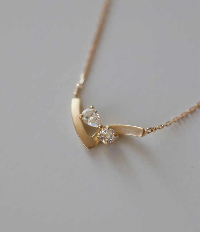 Diamond Necklace K18YG / AL-009