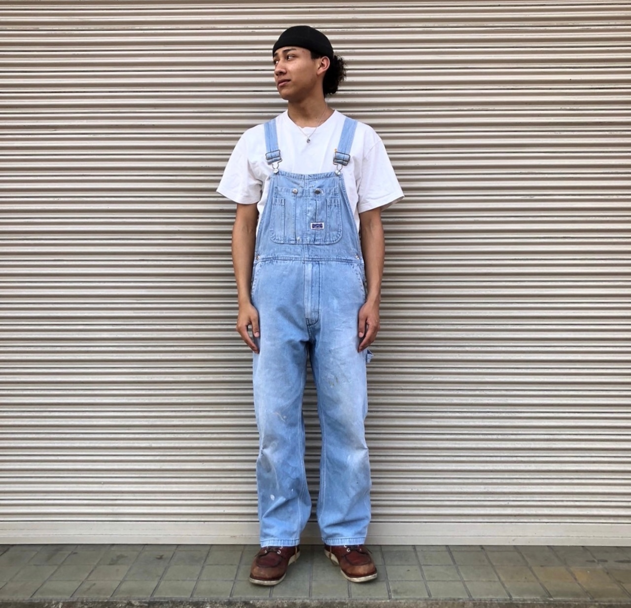 RRL オーバーオール ダック L ペインター 色あせ ワーク