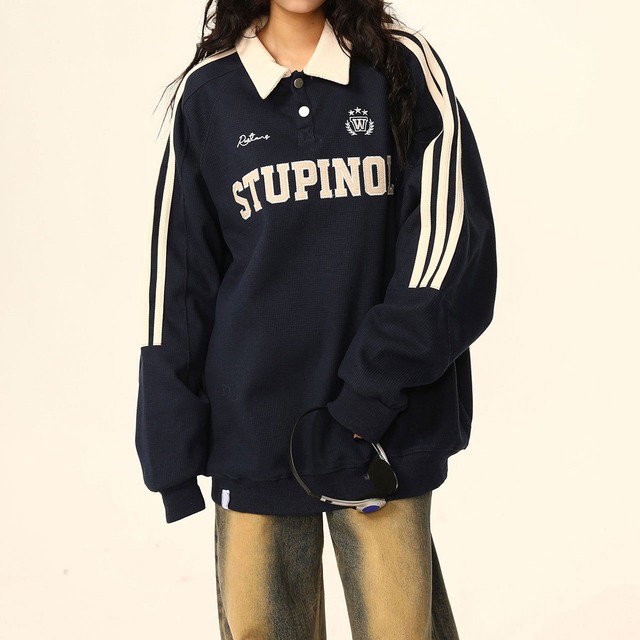 カレッジバイカラーロゴラグラントップ 2col   R01272