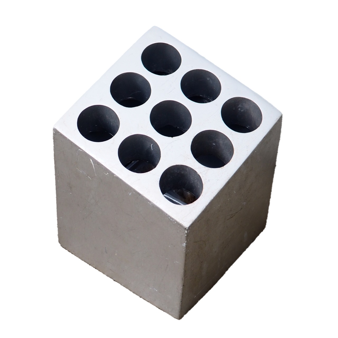 Zinc alloy cube umbrella stand
