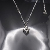 DICE : HORSESHOE #1 NECKLACE with GODSIZE® I.D. TAG / ホースシューダイス #1 ネックレス ゴッドサイズ® I.D.タグ