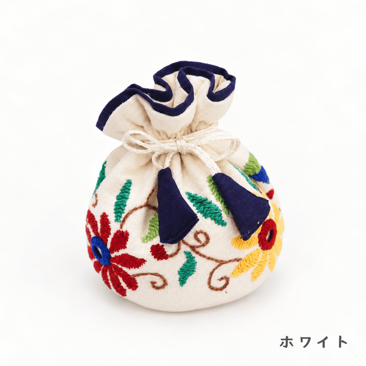 【第3世界ショップ】ジュエリーポーチ｜ミラー刺繍