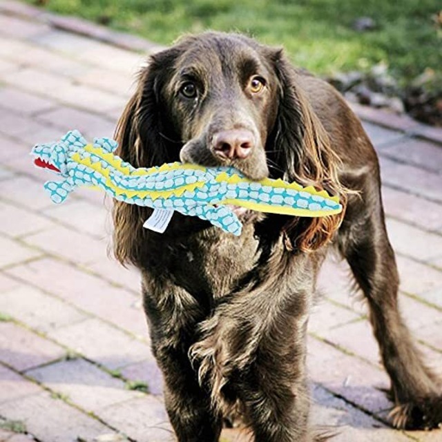 【犬用品】クロコダイル　噛むおもちゃ　犬のおもちゃ　ペット歯磨き　安全　丈夫