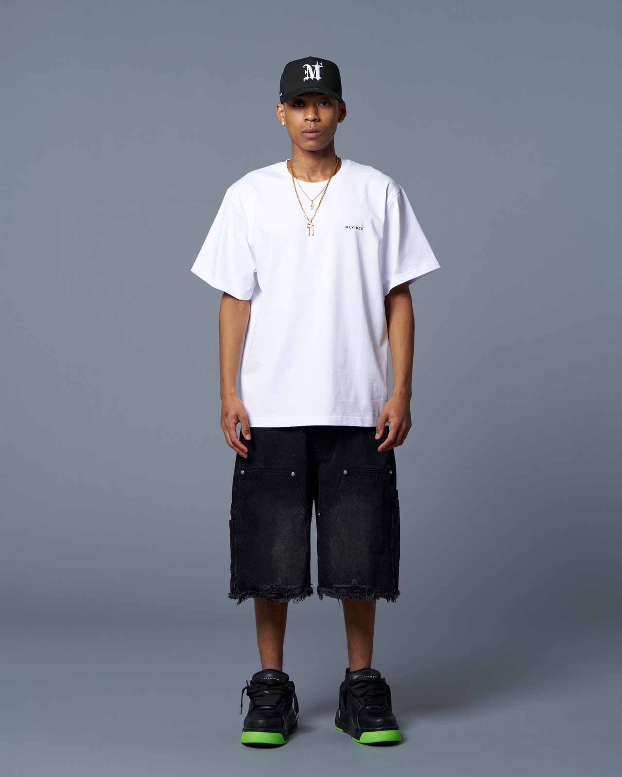MLVINCE / classic logo S/S tee white