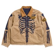 FAKE AS FLOWERS × VANSON / Canvas Bone Jacket