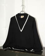 ~70s BERTANO Fake Layered Acrylic Knit