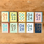 ギフトカード | Letterpress Letters, （レタープレスレターズ）368 Find Your Day - April 4月