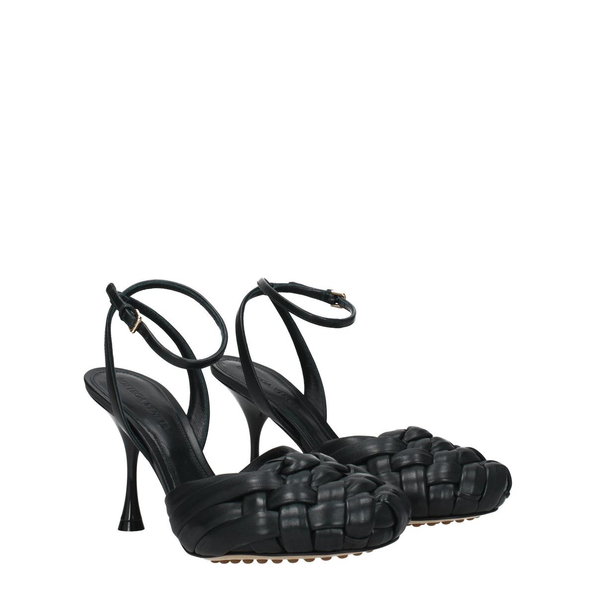 【新品】BOTTEGA VENETA ボッテガヴェネタ レディース サンダル レザー グリーン 741004VBSD04615