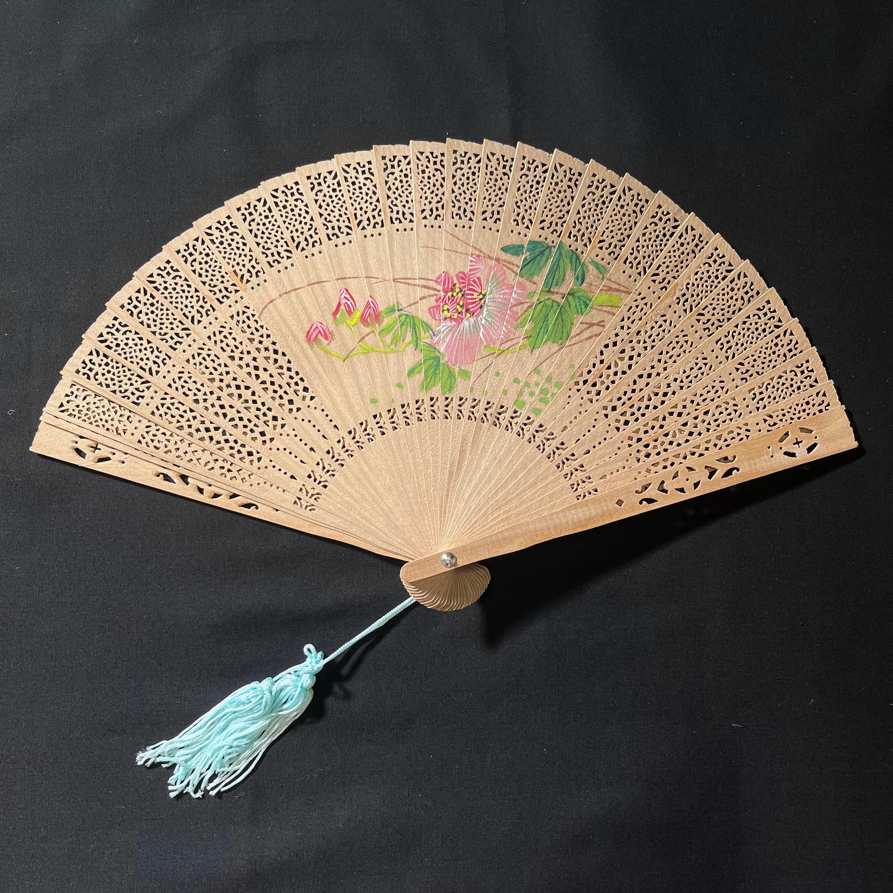 金運爆上げ 白檀使用 40com扇子 吉野 如意輪観寺