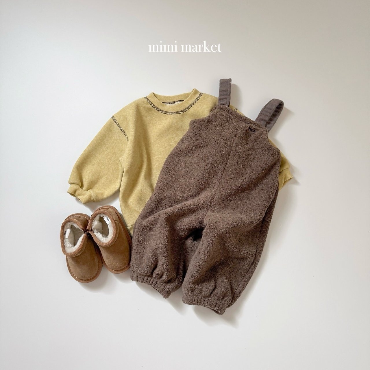 ミミマーケット / mimimarket / ミンクテリートレーナー / 韓国子供服 / キッズ / 26winter〖取寄〗*S~L*