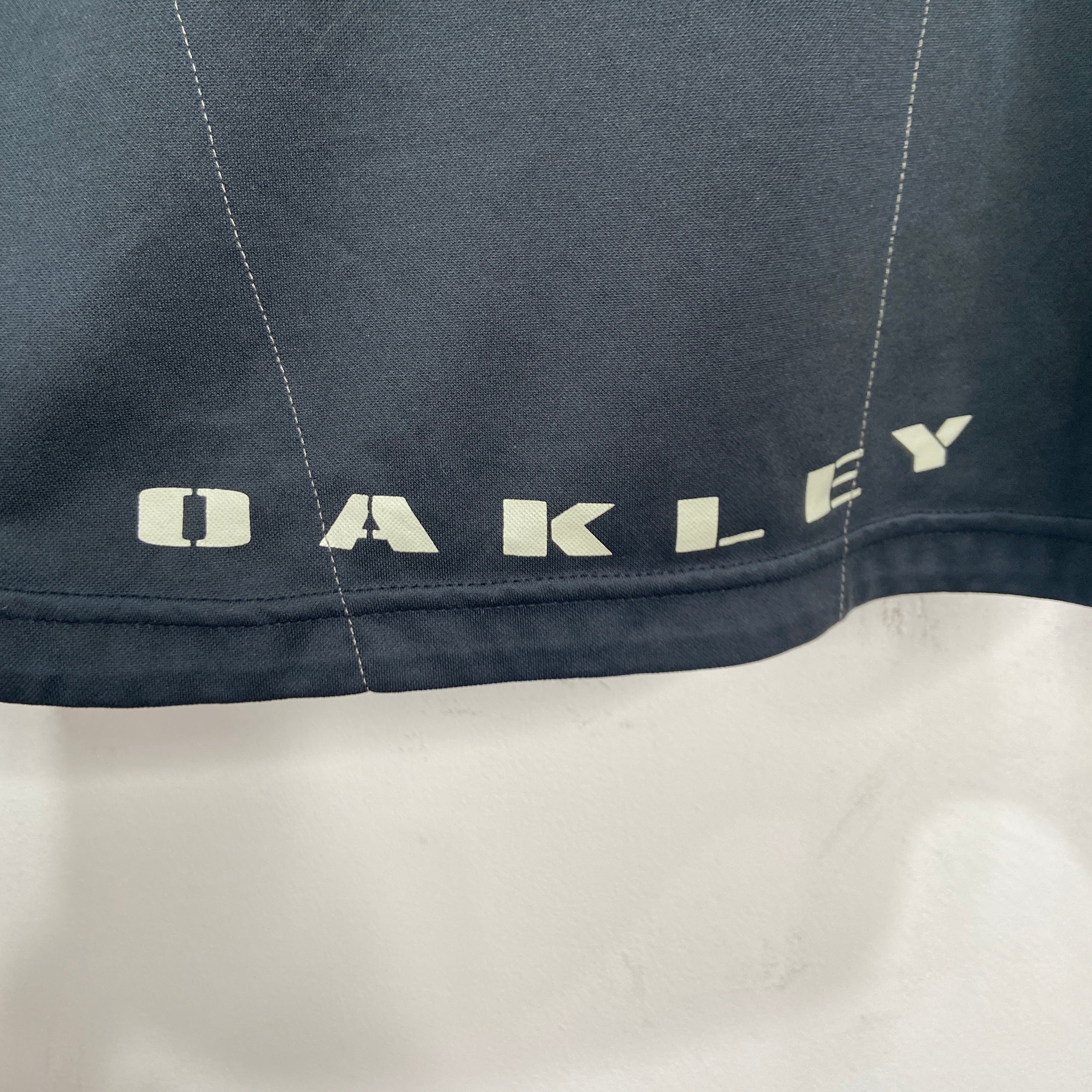 00s OAKLEYオークリー メッシュ使いテックゲームシャツ 黒 L Y2K