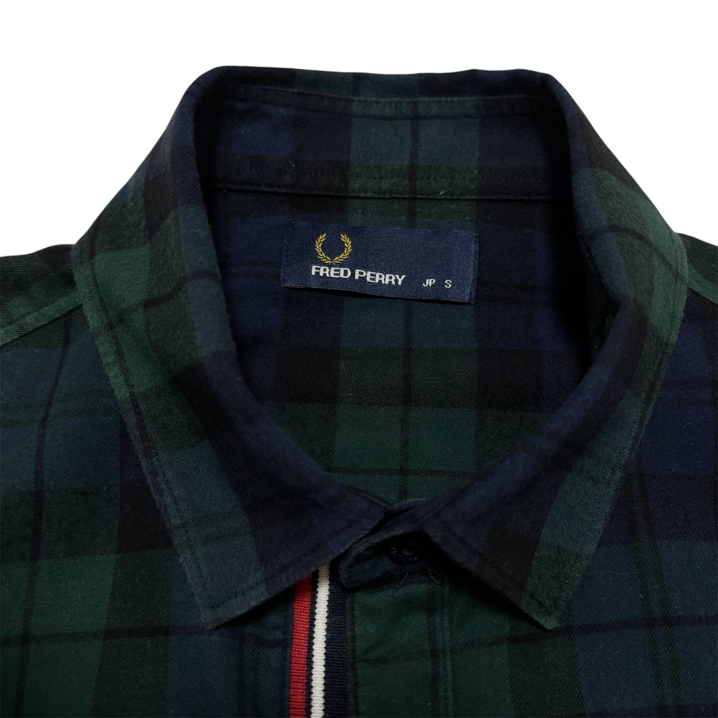 中古 フレッドペリー FRED PERRY 長袖シャツ クリーニング済み