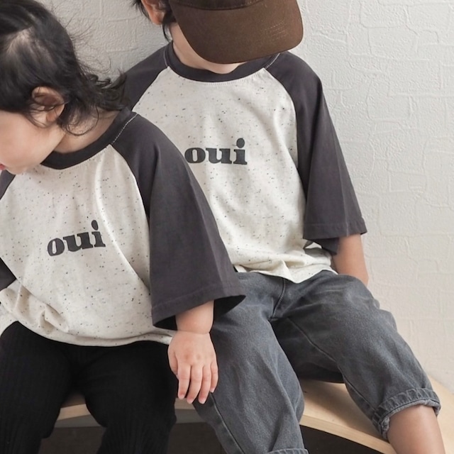 onu．oui raglan tee［80-110(120)］