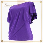 社交ダンス 衣装 スタンダード トップス レッスンウェア レディース 紫 Leirena レイリーナ パープル系 ラインストーン 練習着 フォーマル 伸縮性 体型カバー 大人の色香 バイオレット おしゃれ 春夏 秋冬 パーティー お出かけ ノースリーブ トップスコーデ カジュアル エレガント