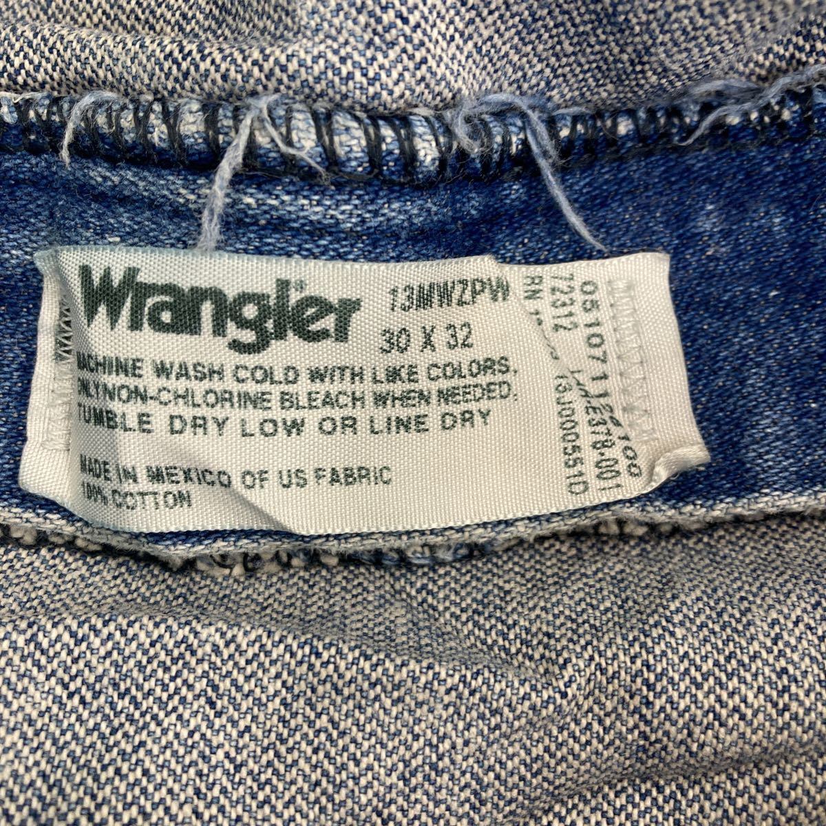 Wrangler デニムパンツ W30 ラングラー 13MWZ ブルー メキシコ製 ...