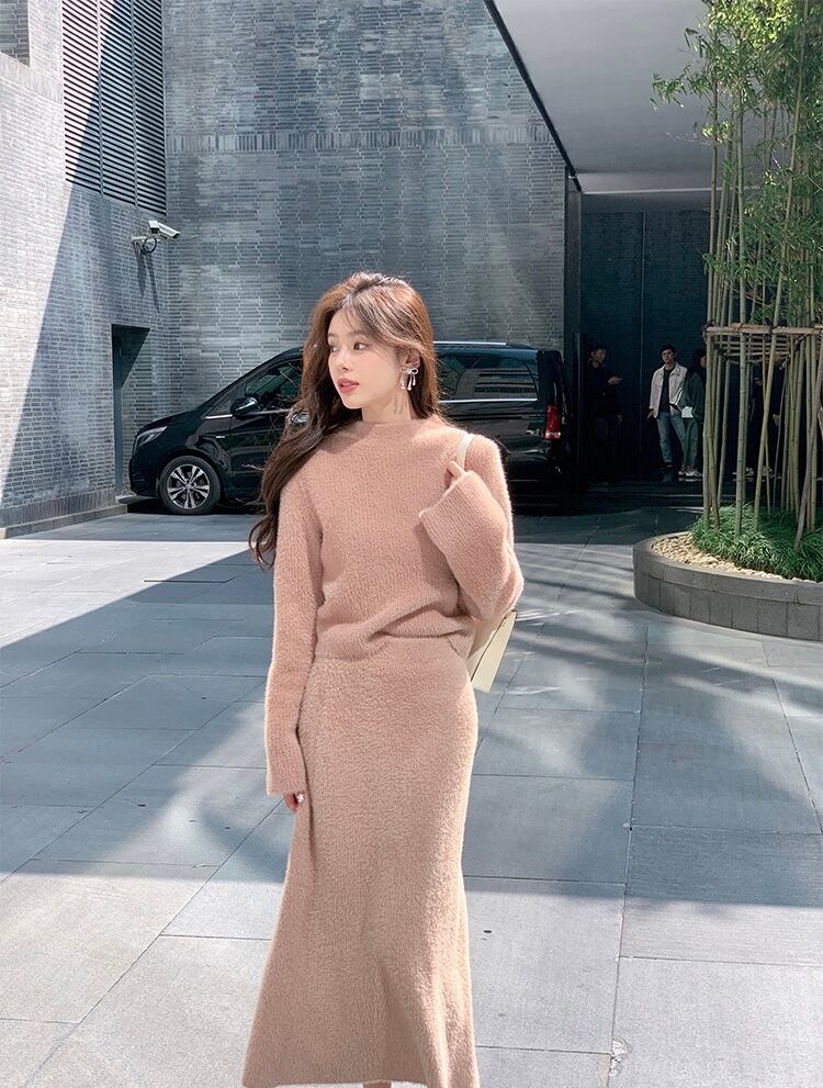 ふわふわシャギーニットセットアップ | Select shop Arudy