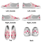 Women's Slip On Shoes Heart 4359