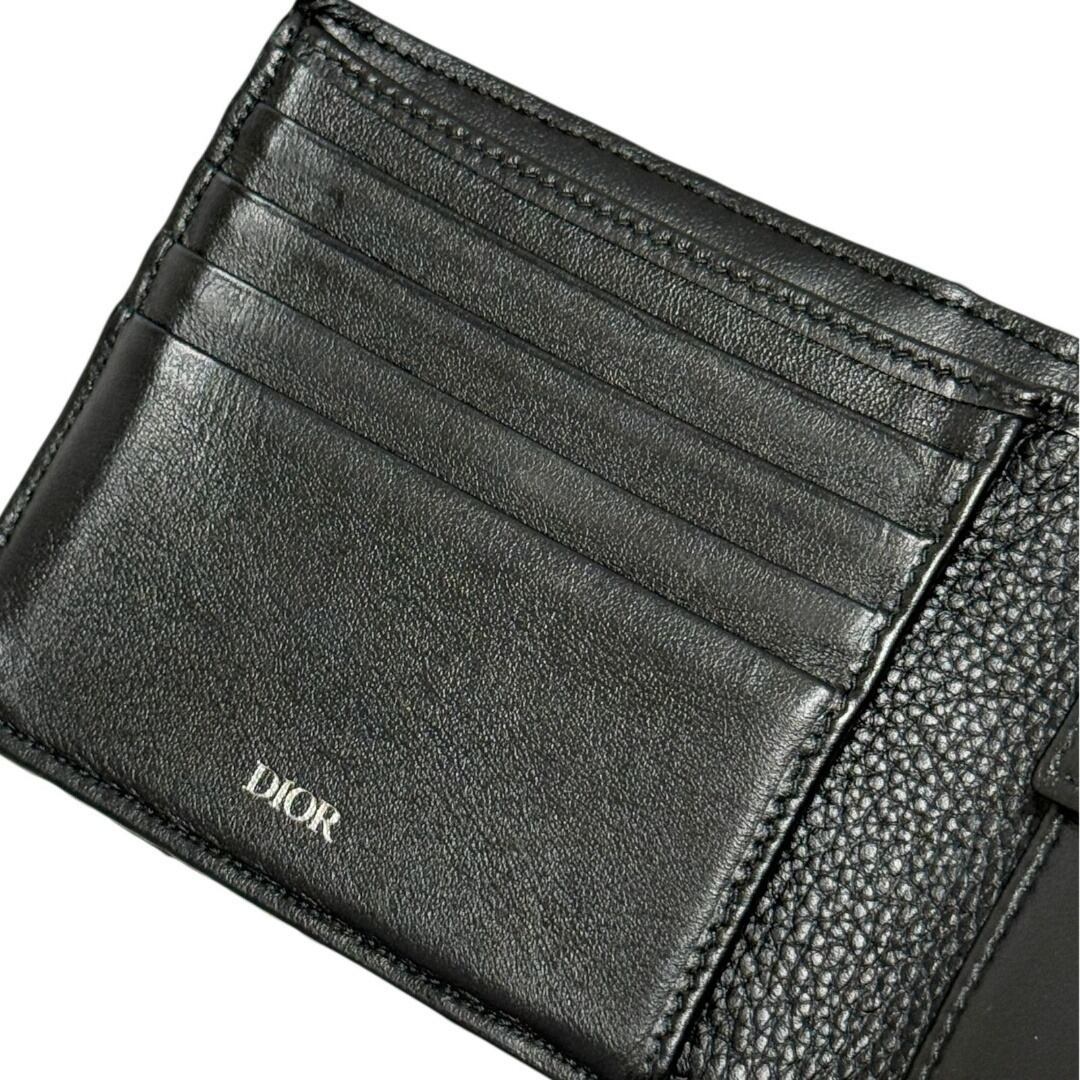 ディオール メンズ サドル 2つ折り 財布 ウォレット Saddle 黒