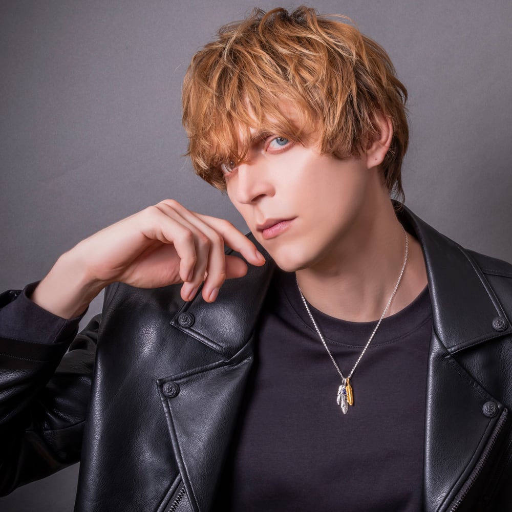 トリプルフェザーチャーム ACP0326 Triple feather charm シルバー