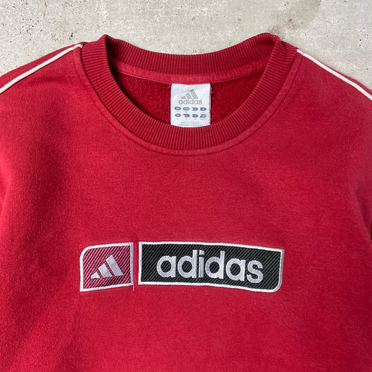 00年代 adidas アディダス パフォーマンスロゴ 刺繍 サイドライン ...