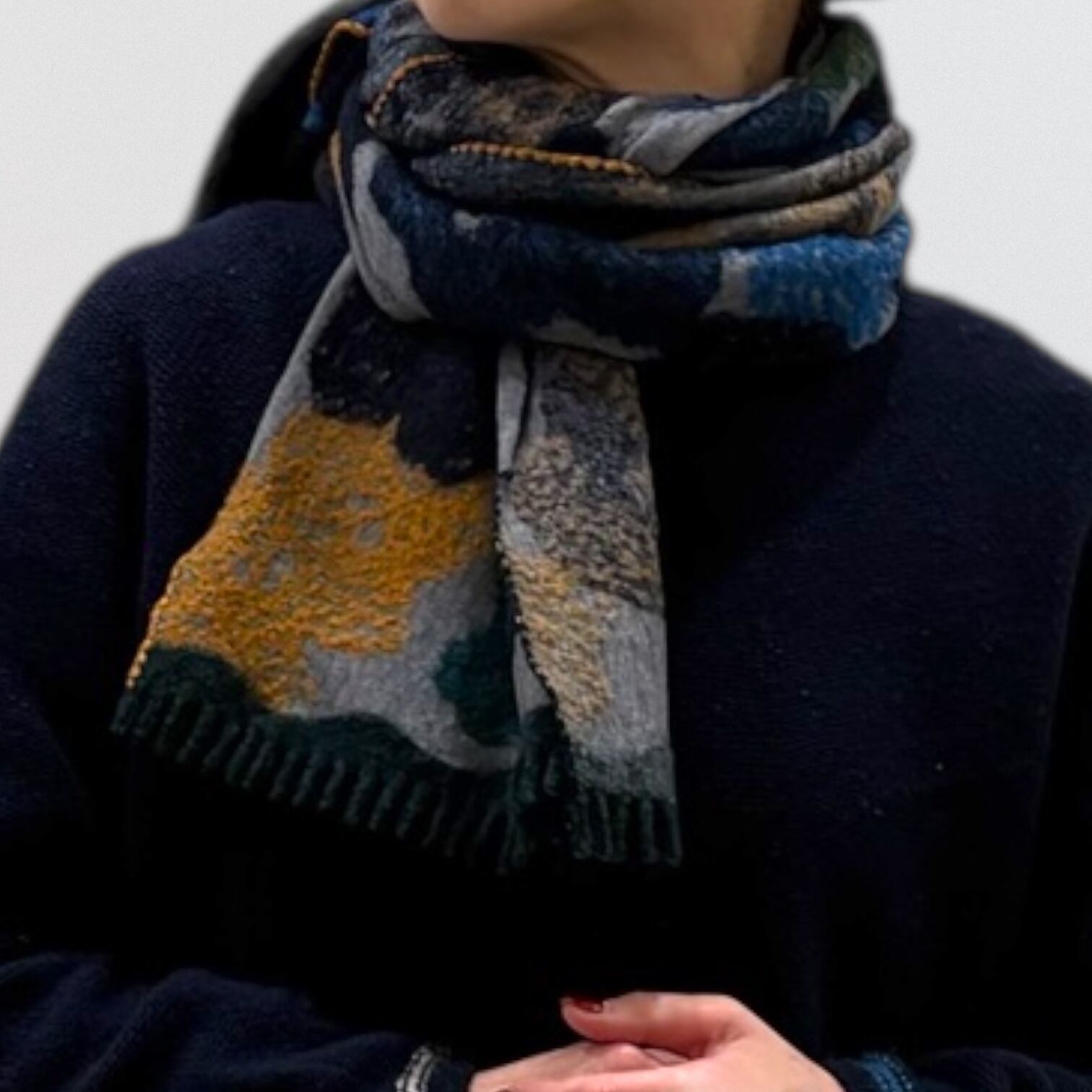 nume コットンウールカットジャガードミニストール | CoCo Cuore