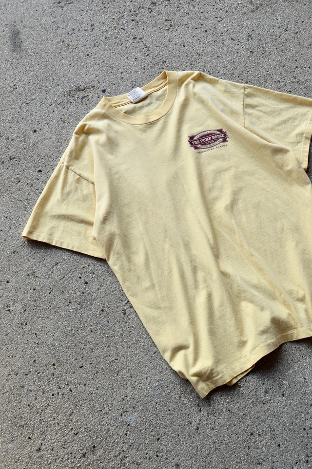 PORT AUTHORITY 1990's Made in USA Single Stitch Tee "The Pump House Restaurant" Old Souvenir Print Tee ポートオーソリティー 90s USA製 シングルステッチ Tシャツ