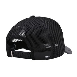 【AMIRI】LEATHER MA TRUCKER HAT
