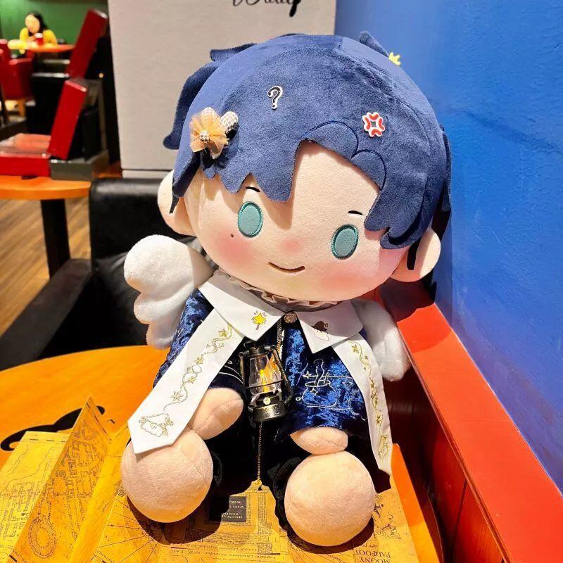 40cmぬいぐるみ用 魔法学院風 刺繍シャツ+パンツ+ジャケット+羽 着せ