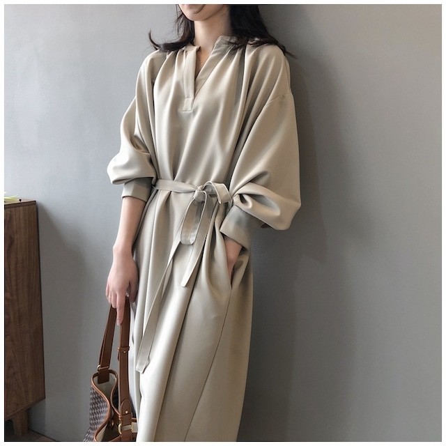 long shirt one-piece(2color)<d805>