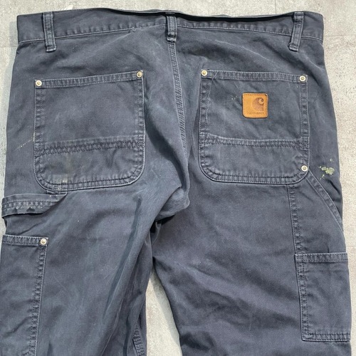 10s 茄子紺 ダブルニー Carhartt カーハート 32×32 詳細写真15