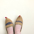 [ Last One! ] とんがり△ジュートのスリッパ
