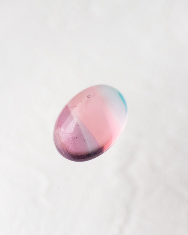 オーバルカボション 14×10mm #25【硝子の宝石】
