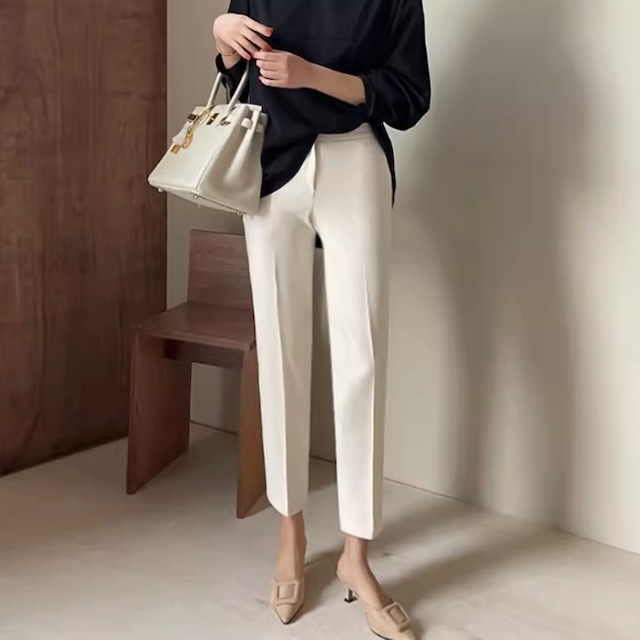 simple center press pants（2color）＜p1861＞