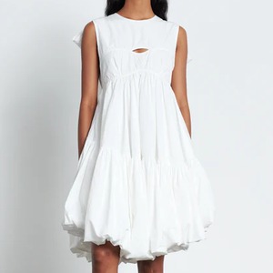 CECILIE BAHNSEN　DIVYA DRESS　WHITE