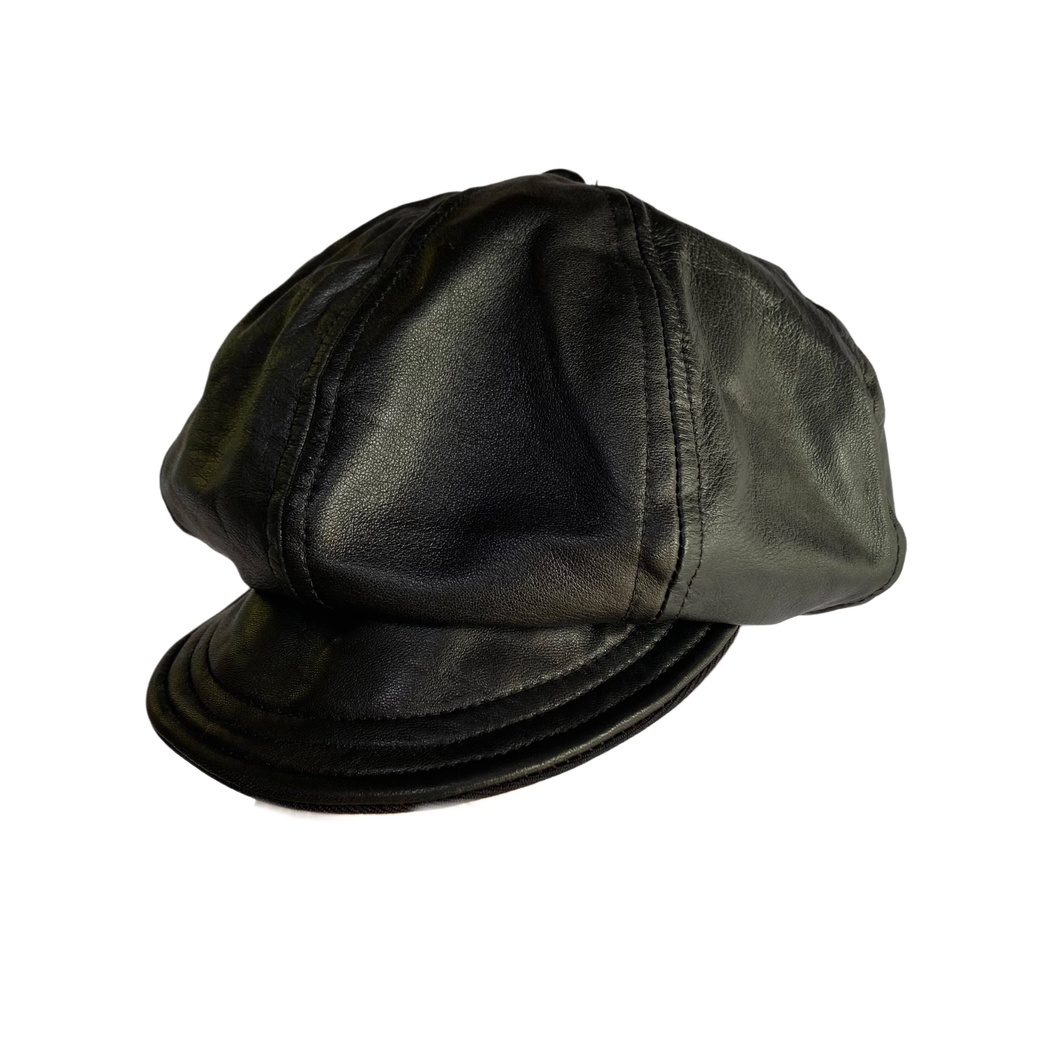 Rebuild leather casquette black