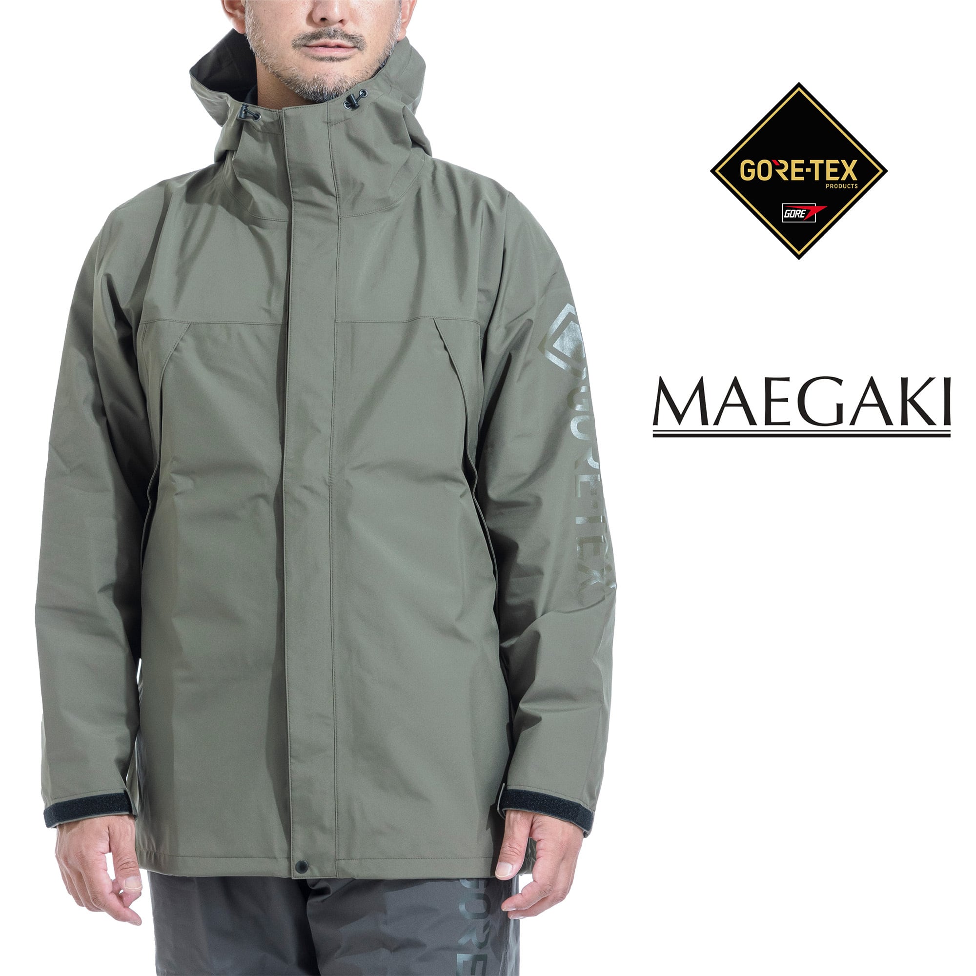 新品未使用】MAEGAKI GORE-TEX レインマイスター Lサイズ 上下 【公式