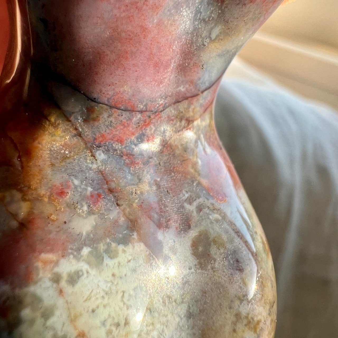 憧れのモデルボディ*オーシャンジャスパー201*天然石カービング*鉱物*天然石インテリア*置き物