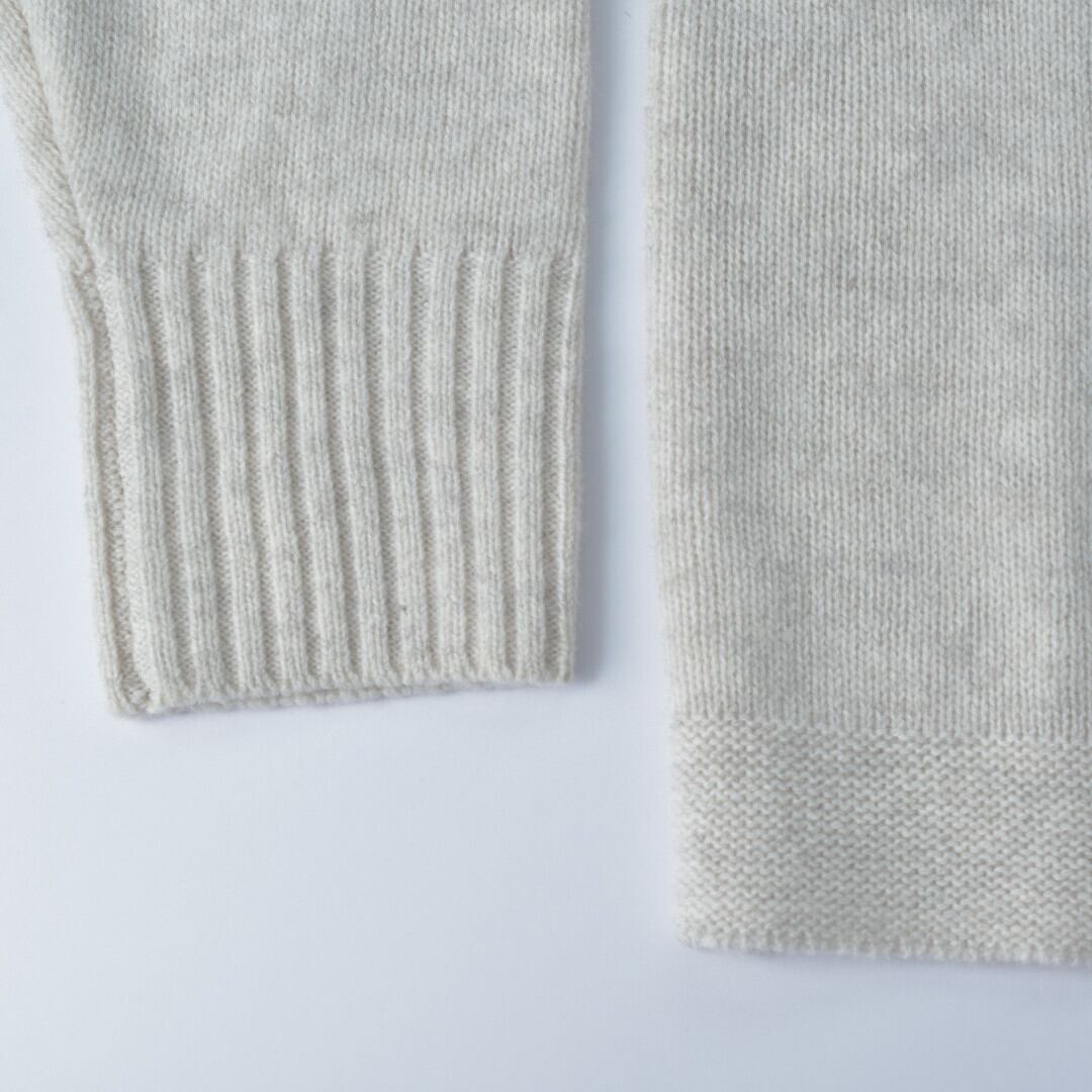 prit プリット 2ウエイウールカーディガン・オートミール杢