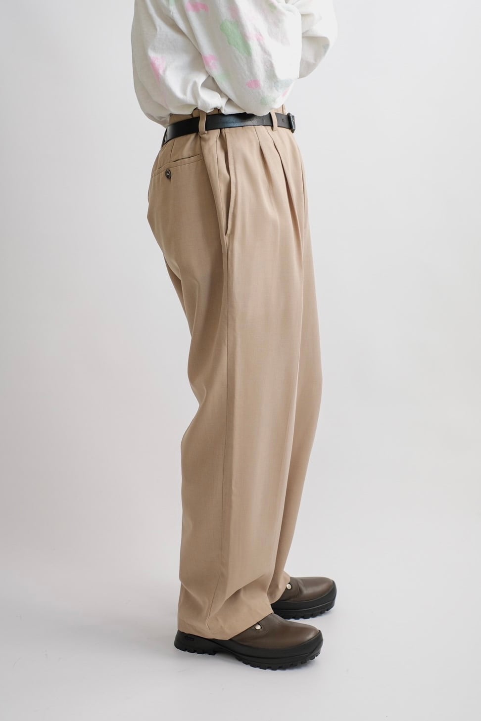 Burberry Wool Pants - Etsy 90s Burberrys wool wide slacks