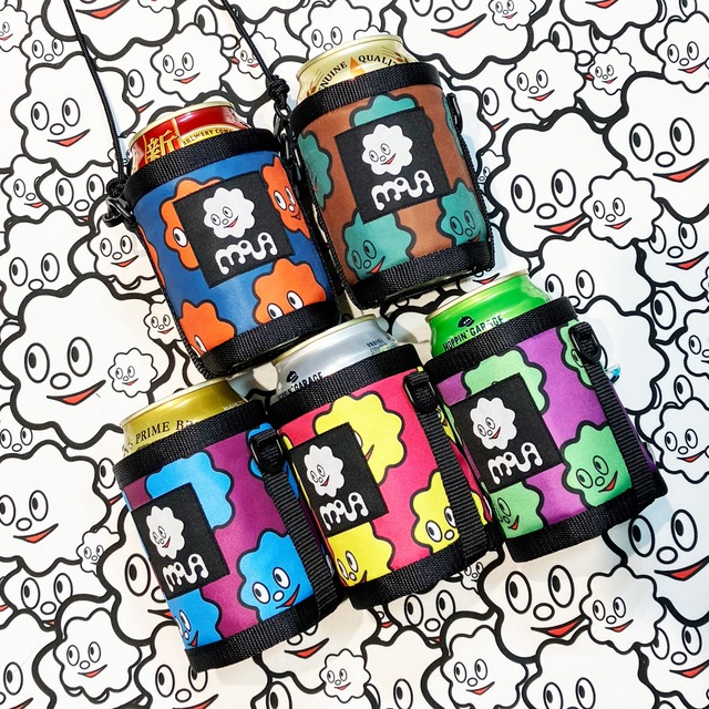 【モジャ柄】アストロフォイル缶ビールホルダー＼(Ꙭ)／【カラー選択してください】
