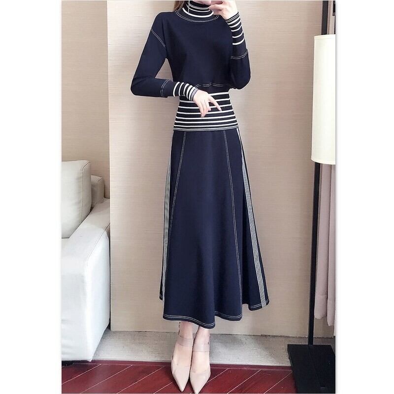 ストライプワンピースツーピース Yours Heroine