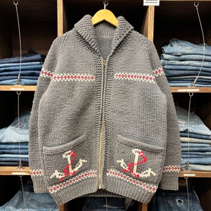 ①1960'S ANCHOR COWCHAN CARDIGAN
