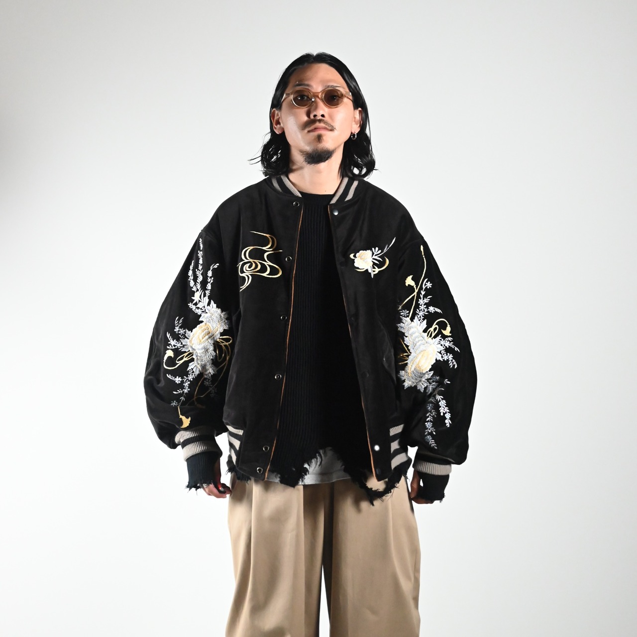 LEH26AW新作Embroidery SKA Reversible Blousonコーディネート