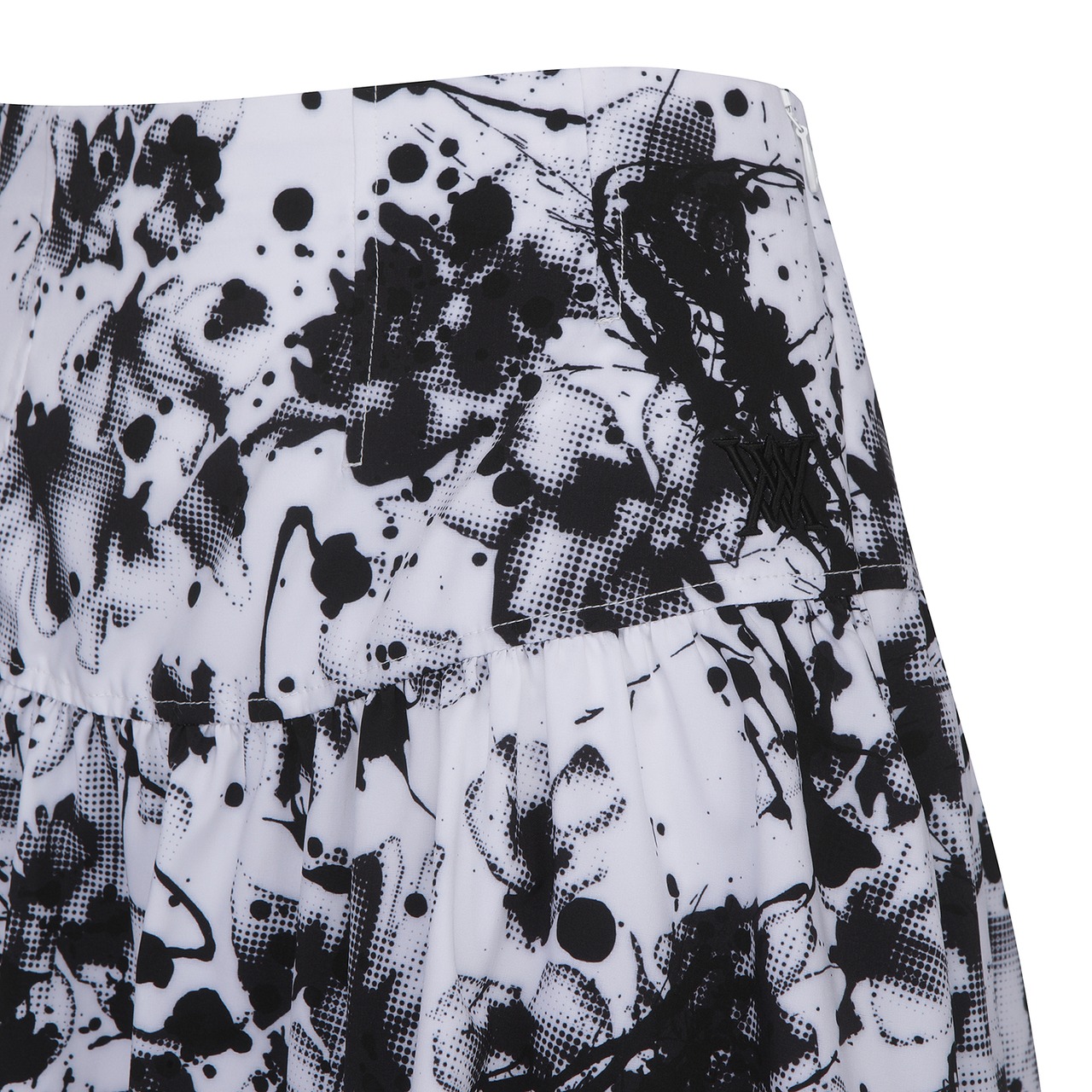 WOMEN SHIRRING DTP POINT FLARE SKIRT