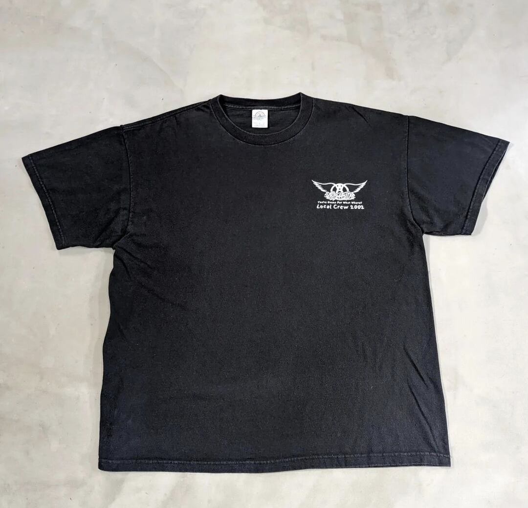 02s aero smith "youre gonna put what where? " local crew concert tee 小岩店