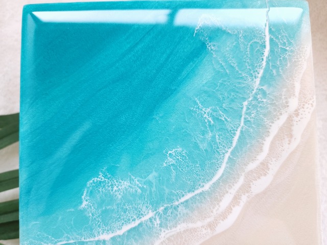 157.オーシャンレジンアート3wave
